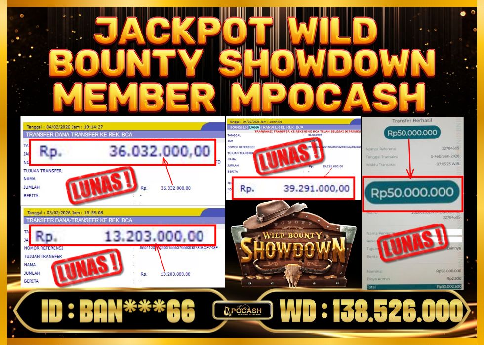 MPOCASH JACKPOT WILD BOUNTY SHOWDOWN