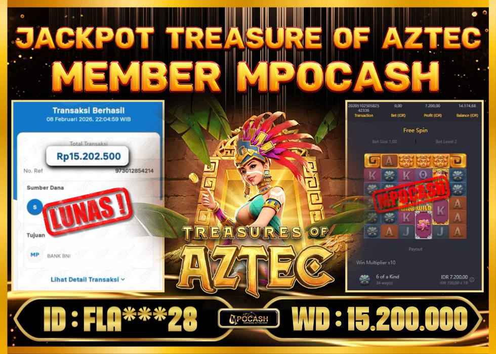 MPOCASH JACKPOT TREASURE OF AZTEC