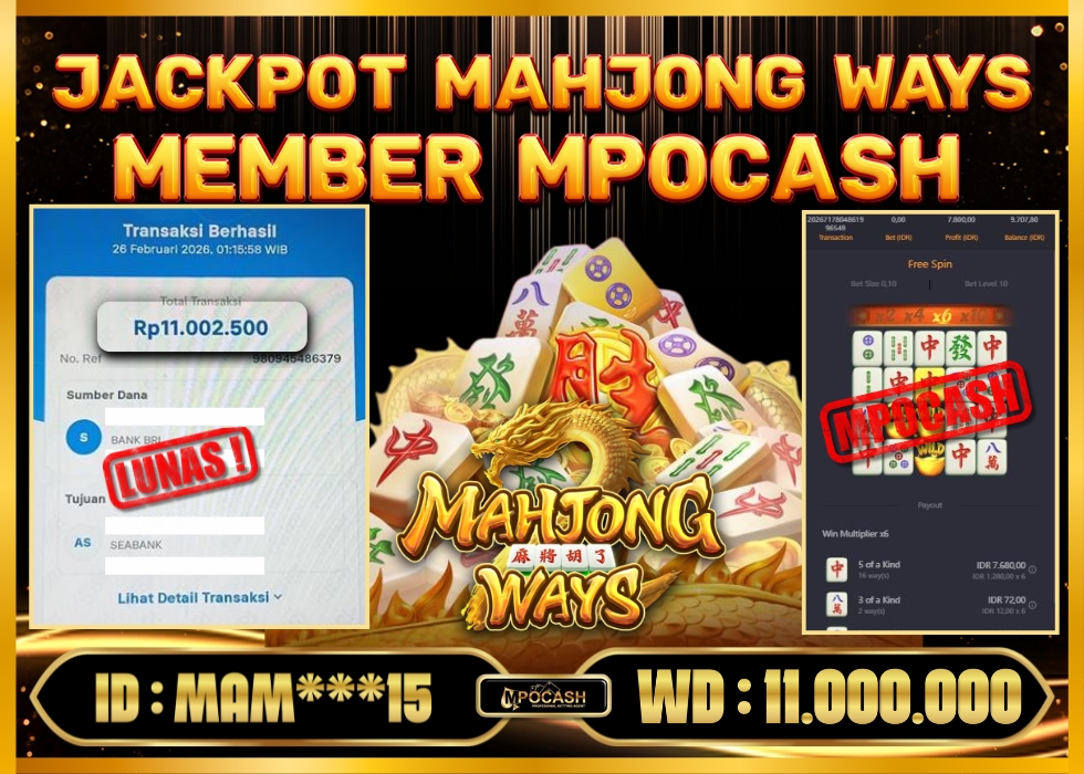 MPOCASH JACKPOT MAHJONG WAYS
