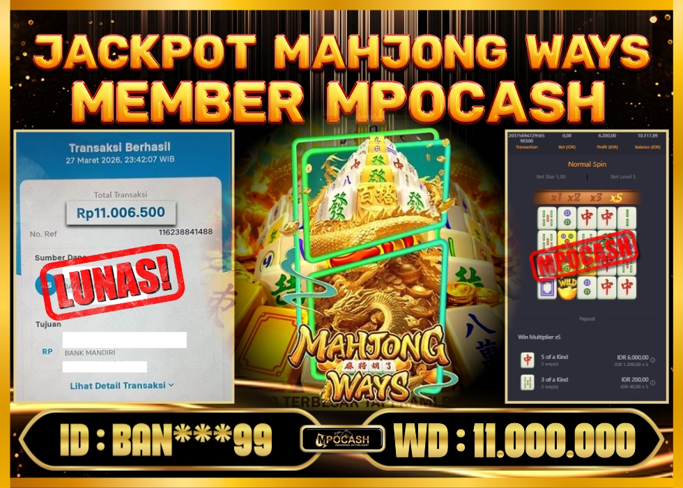MPOCASH JACKPOT MAHJONG WAYS